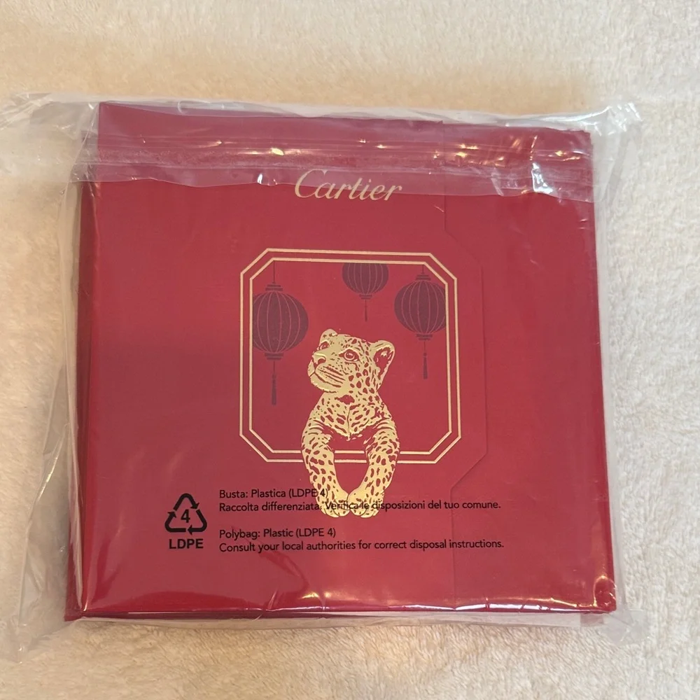 Cartier Red and White Stationery Collection